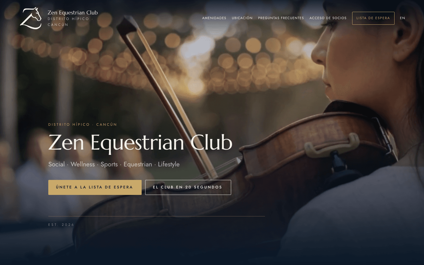 Proyecto Zen Equestrian Club