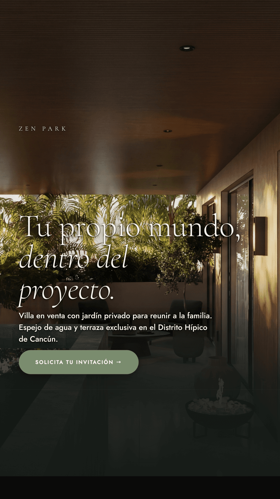 Creatividad de campaña de Zen Park
